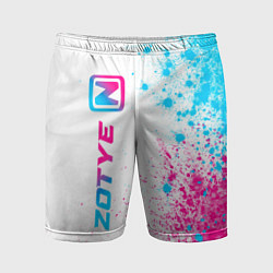 Мужские спортивные шорты Zotye neon gradient style: по-вертикали