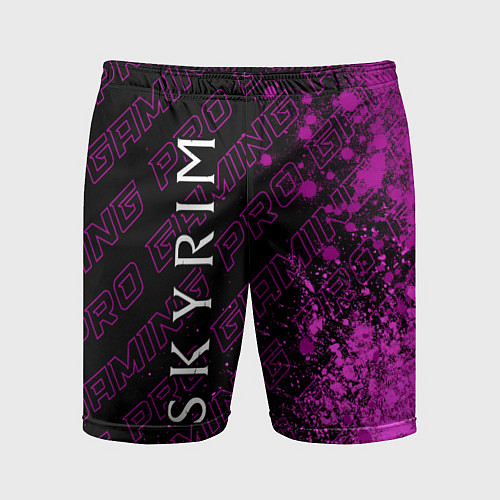 Мужские спортивные шорты Skyrim pro gaming: по-вертикали / 3D-принт – фото 1