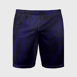 Мужские спортивные шорты Абстракция ночной тёмно-синий