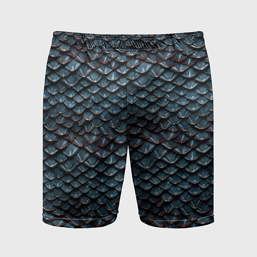 Мужские спортивные шорты Dragon scale pattern / 3D-принт – фото 1