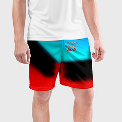 Шорты спортивные мужские AUDI sport brend color, цвет: 3D-принт — фото 2