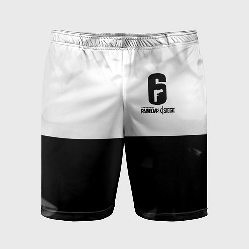 Мужские спортивные шорты Rainbow Six black game colletcion / 3D-принт – фото 1