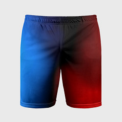 Шорты спортивные мужские Неоновый градиент краски, цвет: 3D-принт