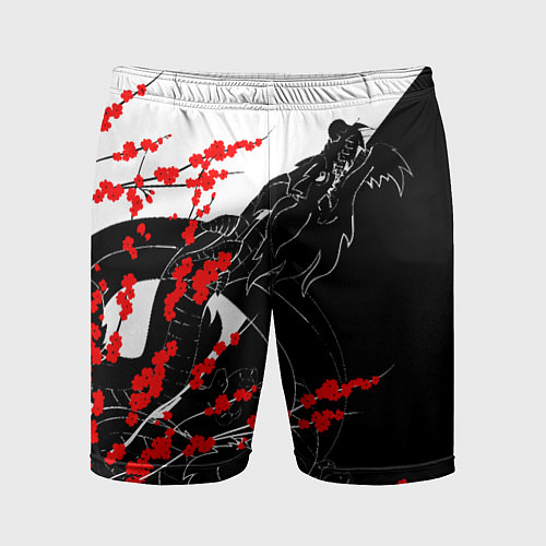Мужские спортивные шорты Tokyo Dragon / 3D-принт – фото 1