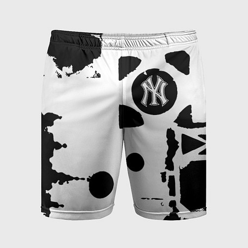 Мужские спортивные шорты New York yankees - baseball team pattern / 3D-принт – фото 1