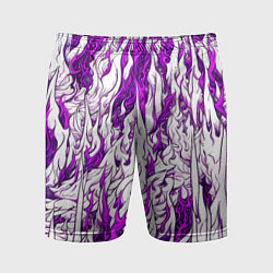 Мужские спортивные шорты Белый и розовый узор