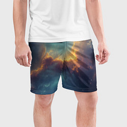 Шорты спортивные мужские Космос вселенная, цвет: 3D-принт — фото 2