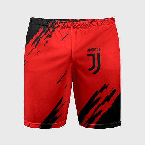 Мужские спортивные шорты Juventus краски спорт фк / 3D-принт – фото 1
