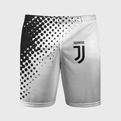 Шорты спортивные мужские Juventus sport black geometry, цвет: 3D-принт