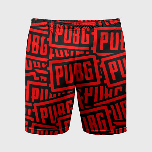 Мужские спортивные шорты PUBG pattern games / 3D-принт – фото 1