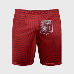Шорты спортивные мужские Lyon отпечатки, цвет: 3D-принт
