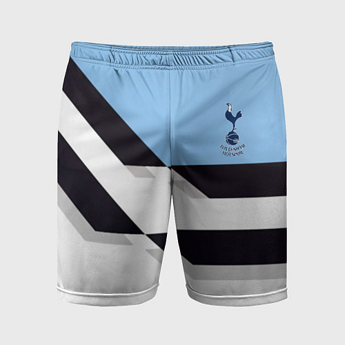 Мужские спортивные шорты Tottenham sport geometry / 3D-принт – фото 1
