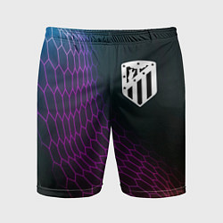 Мужские спортивные шорты Atletico Madrid футбольная сетка