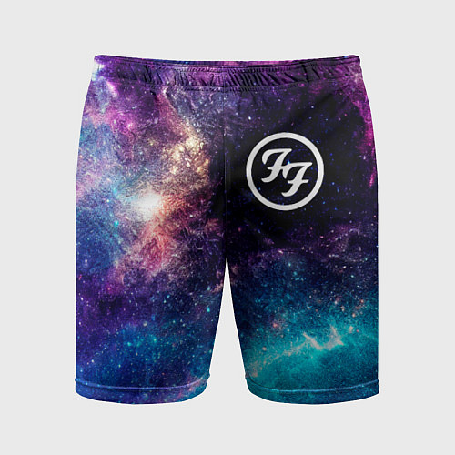 Мужские спортивные шорты Foo Fighters space rock / 3D-принт – фото 1