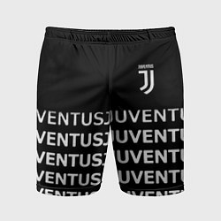 Шорты спортивные мужские Juventus pattern fc club steel, цвет: 3D-принт