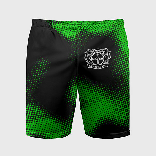 Мужские спортивные шорты Bayer 04 sport halftone / 3D-принт – фото 1