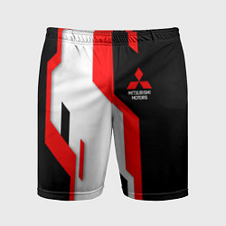 Мужские спортивные шорты Mitsubishi red uniform