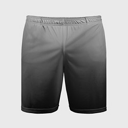 Мужские спортивные шорты От серого к черному оттенки серого