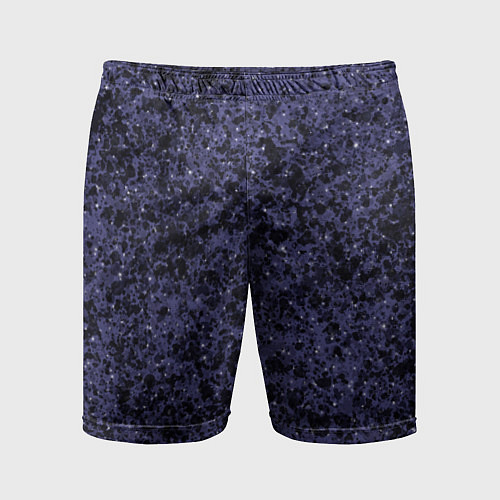 Мужские спортивные шорты Абстракция брызги фиолетовый / 3D-принт – фото 1