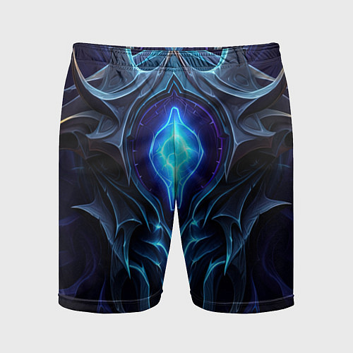 Мужские спортивные шорты Магическая синяя абстракция / 3D-принт – фото 1