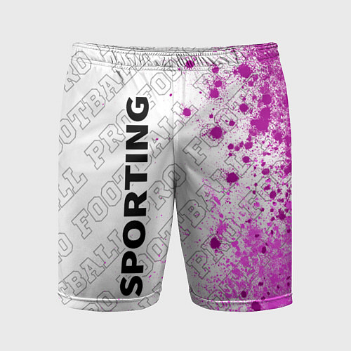 Мужские спортивные шорты Sporting pro football по-вертикали / 3D-принт – фото 1