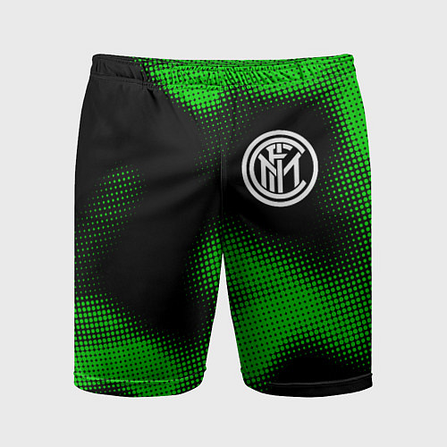 Мужские спортивные шорты Inter sport halftone / 3D-принт – фото 1