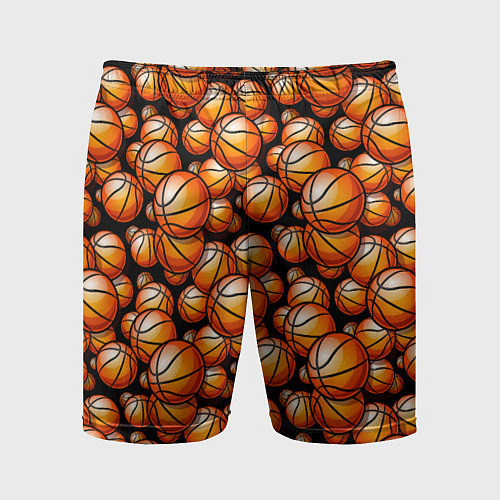 Мужские спортивные шорты Баскетбольные мячики / 3D-принт – фото 1