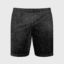 Мужские спортивные шорты Текстура мокрый асфальт тёмный серый