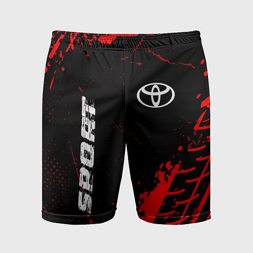 Мужские спортивные шорты Toyota red sport tires / 3D-принт – фото 1