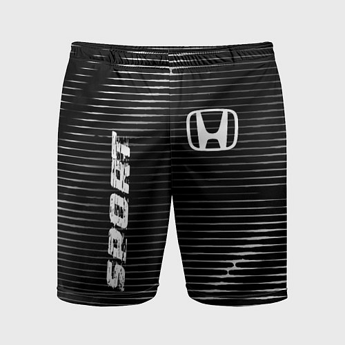 Мужские спортивные шорты Honda sport metal / 3D-принт – фото 1