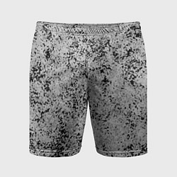 Мужские спортивные шорты Текстура камень светло-серый