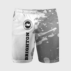 Мужские спортивные шорты Brighton sport на светлом фоне по-вертикали