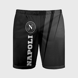 Мужские спортивные шорты Napoli sport на темном фоне по-вертикали