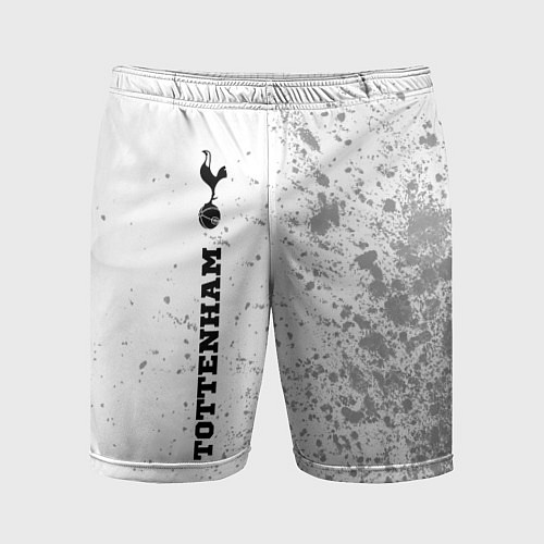 Мужские спортивные шорты Tottenham sport на светлом фоне по-вертикали / 3D-принт – фото 1