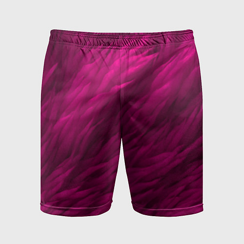 Мужские спортивные шорты Мех в цвете маджента / 3D-принт – фото 1
