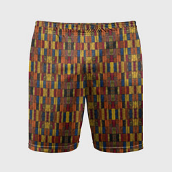 Мужские спортивные шорты Африканский геометрический узор-паттерн