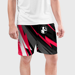 Шорты спортивные мужские Cowboy Bebop electro lines, цвет: 3D-принт — фото 2