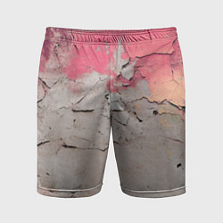 Мужские спортивные шорты Старая стена с краской