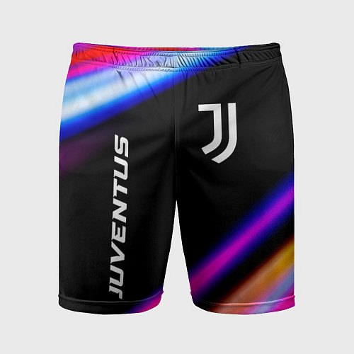 Мужские спортивные шорты Juventus speed game lights / 3D-принт – фото 1