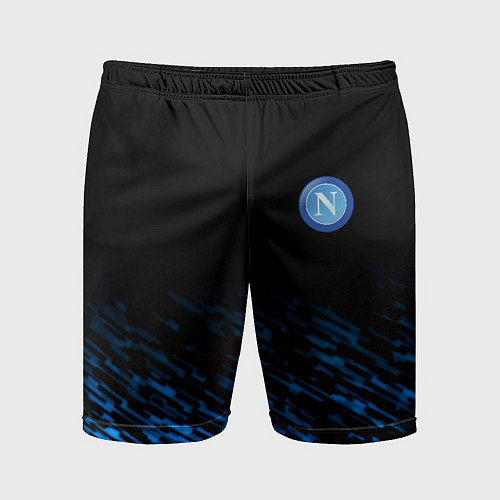 Мужские спортивные шорты Napoli fc club texture / 3D-принт – фото 1