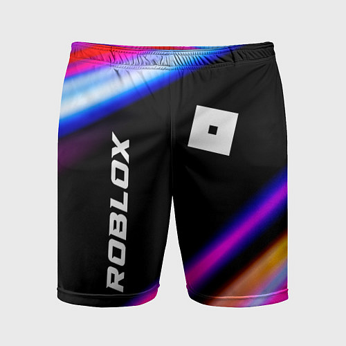 Мужские спортивные шорты Roblox speed game lights / 3D-принт – фото 1