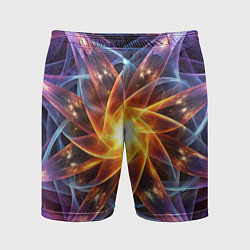 Мужские спортивные шорты Закрученная абстракция