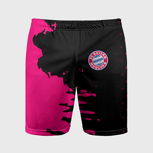 Мужские спортивные шорты Бавария Мюнхен краски / 3D-принт – фото 1
