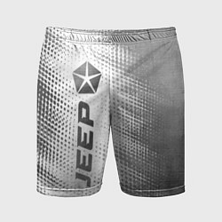 Мужские спортивные шорты Jeep - white gradient по-вертикали
