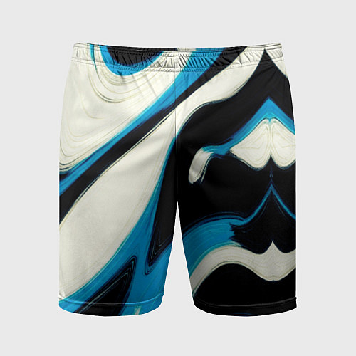 Мужские спортивные шорты Современное искусство абстракции / 3D-принт – фото 1