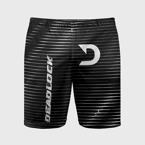 Мужские спортивные шорты Deadlock metal game lines / 3D-принт – фото 1