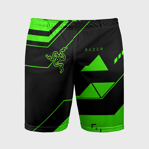 Мужские спортивные шорты Razer geometry game / 3D-принт – фото 1