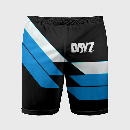 Мужские спортивные шорты Dayz geometry steel / 3D-принт – фото 1