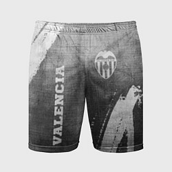 Шорты спортивные мужские Valencia - grey gradient вертикально, цвет: 3D-принт