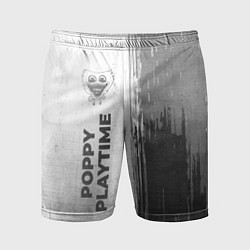 Шорты спортивные мужские Poppy Playtime - white gradient по-вертикали, цвет: 3D-принт